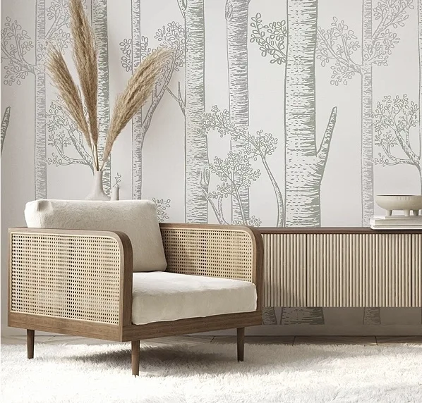 honpo grey forest mural